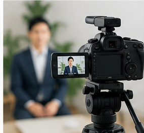 YouTube撮影と動画制作のイメージ